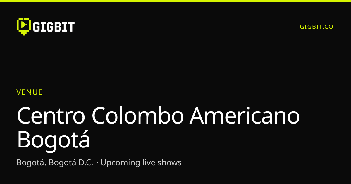 Centro Colombo Americano Bogotá