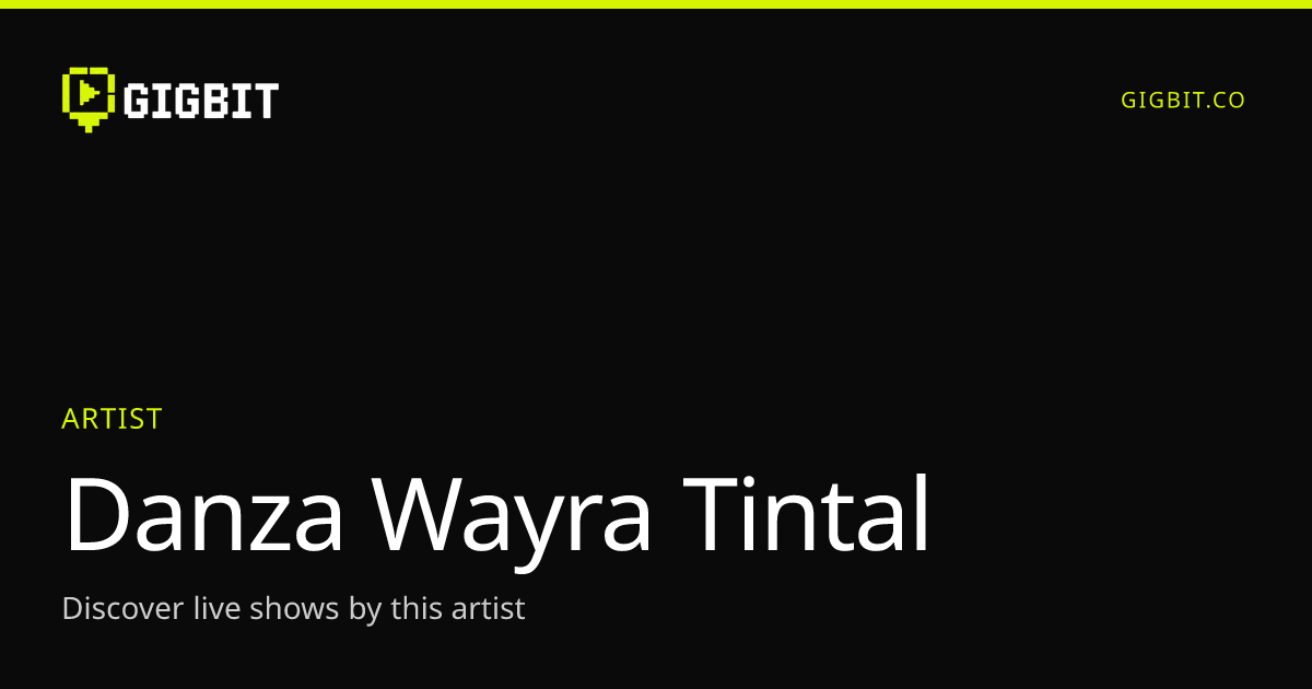 Danza Wayra Tintal
