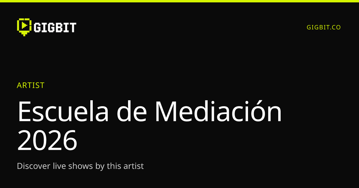 Escuela de Mediación 2026