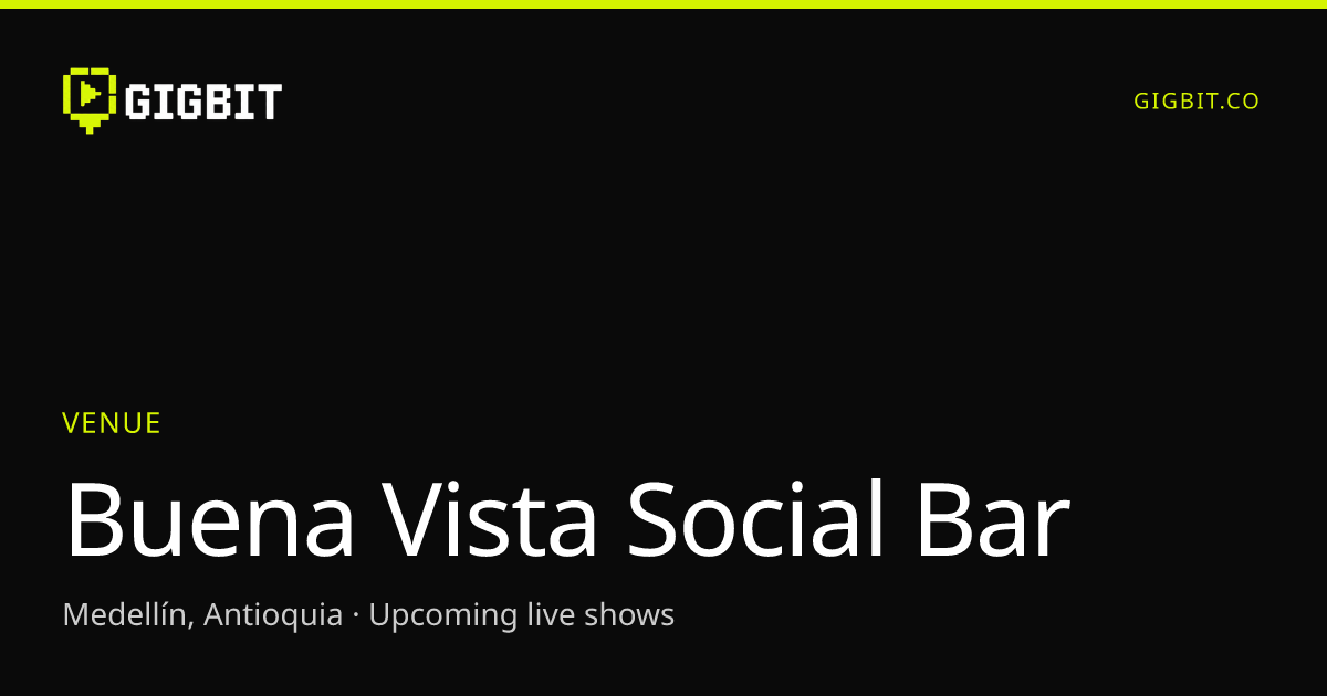 Buena Vista Social Bar