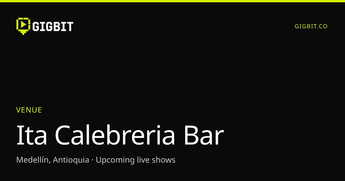 Ita Calebreria Bar