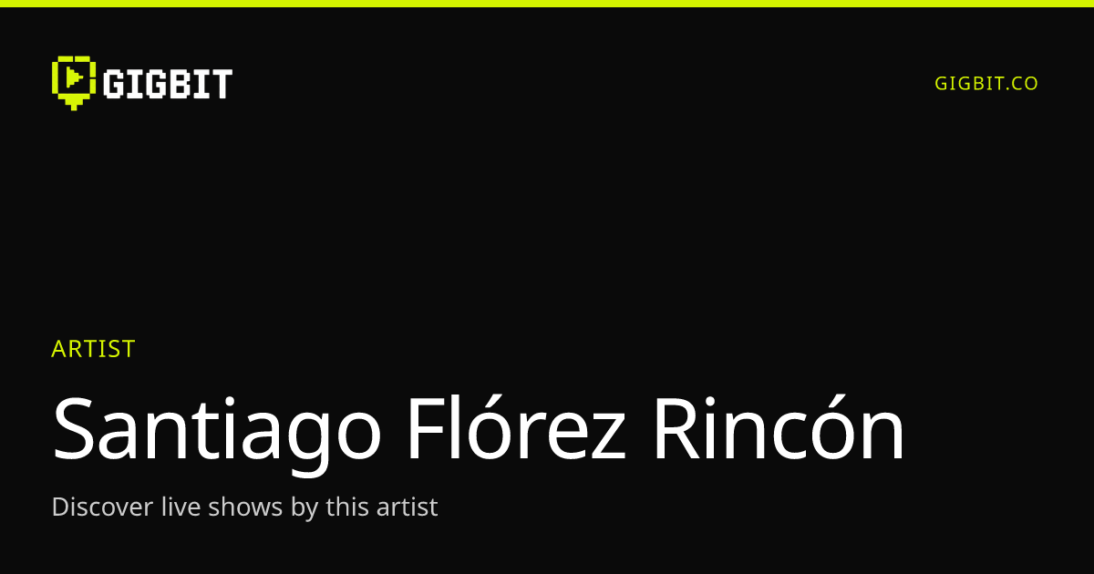 Santiago Flórez Rincón
