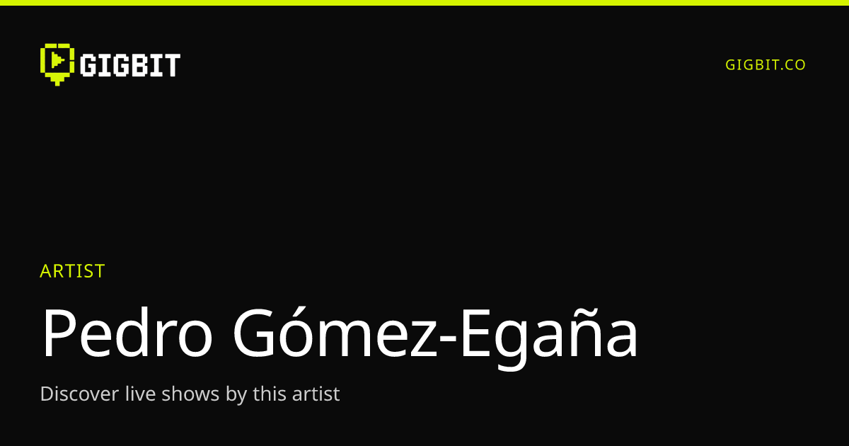 Pedro Gómez-Egaña