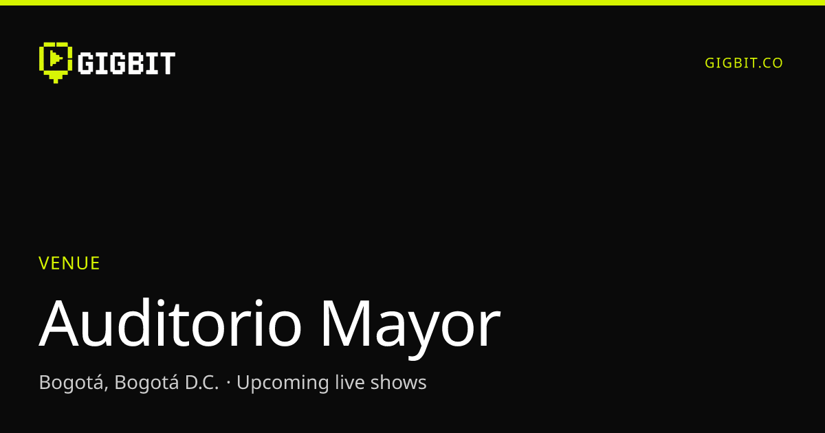 Auditorio Mayor